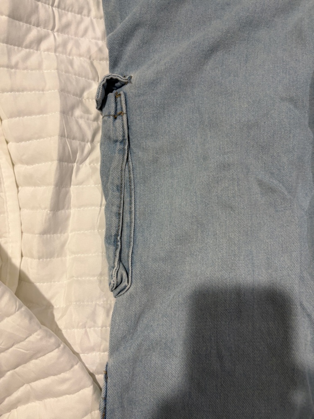 Universal Thread Light Blue Denim Cargo Jeans - Picture 3 of 8